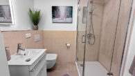 Wohnen mit Komfort – barrierefreie 3 ZKB mit EBK, Balkon & TG-Stellplatz nahe Weinheimer Marktplatz - 2. Badezimmer