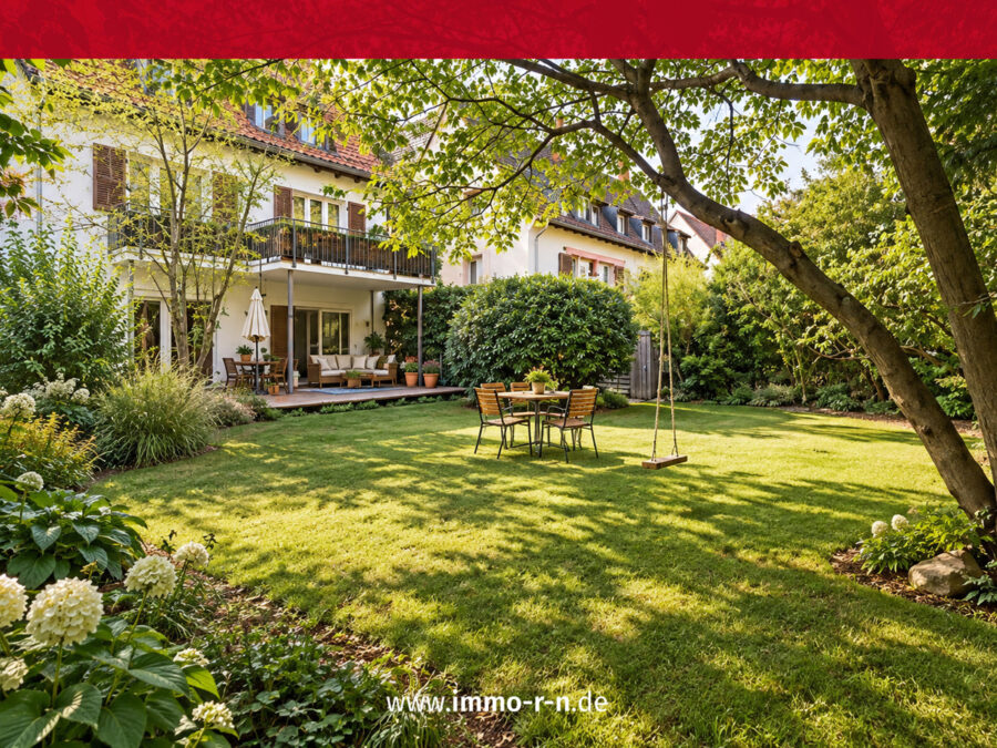 Wohnen mit Garten in HD-Südstadt: 3 ZKB Erdgeschosswohnung mit Terrasse und ca. 200 m² Grün, 69126 Heidelberg, Erdgeschosswohnung