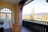 Denkmalgeschütztes Juwel in Hirschhorn – ideal für Wohnen oder Gewerbe am Neckar - OG Aussicht vom Balkon
