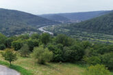 Wohnen und Arbeiten auf der Bergkrone von Dilsberg mit Panoramablick ins Neckartal - Aussicht ins Neckartal