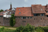 Wohnen und Arbeiten auf der Bergkrone von Dilsberg mit Panoramablick ins Neckartal - Ansicht der Stadtmauer