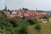 Wohnen und Arbeiten auf der Bergkrone von Dilsberg mit Panoramablick ins Neckartal - Dilsberg von oben